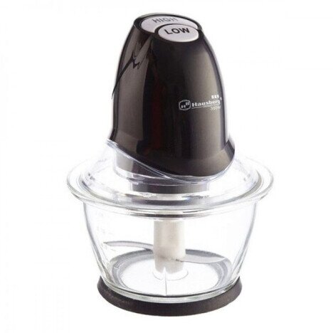 Tocator Hausberg HB-3503NG, 300 W, 350 ml, negru,toaca, taie, macina, anesteca, negru